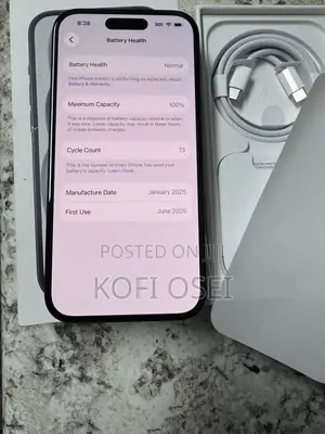 New Apple iPhone 15 128 GB Black