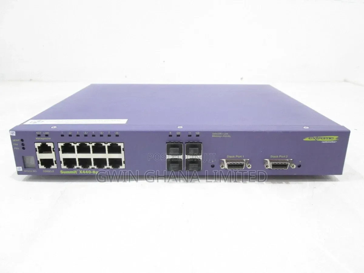 Extreme Network X440-8t - 8 Ports - Gigabit Managed+ 4sfp