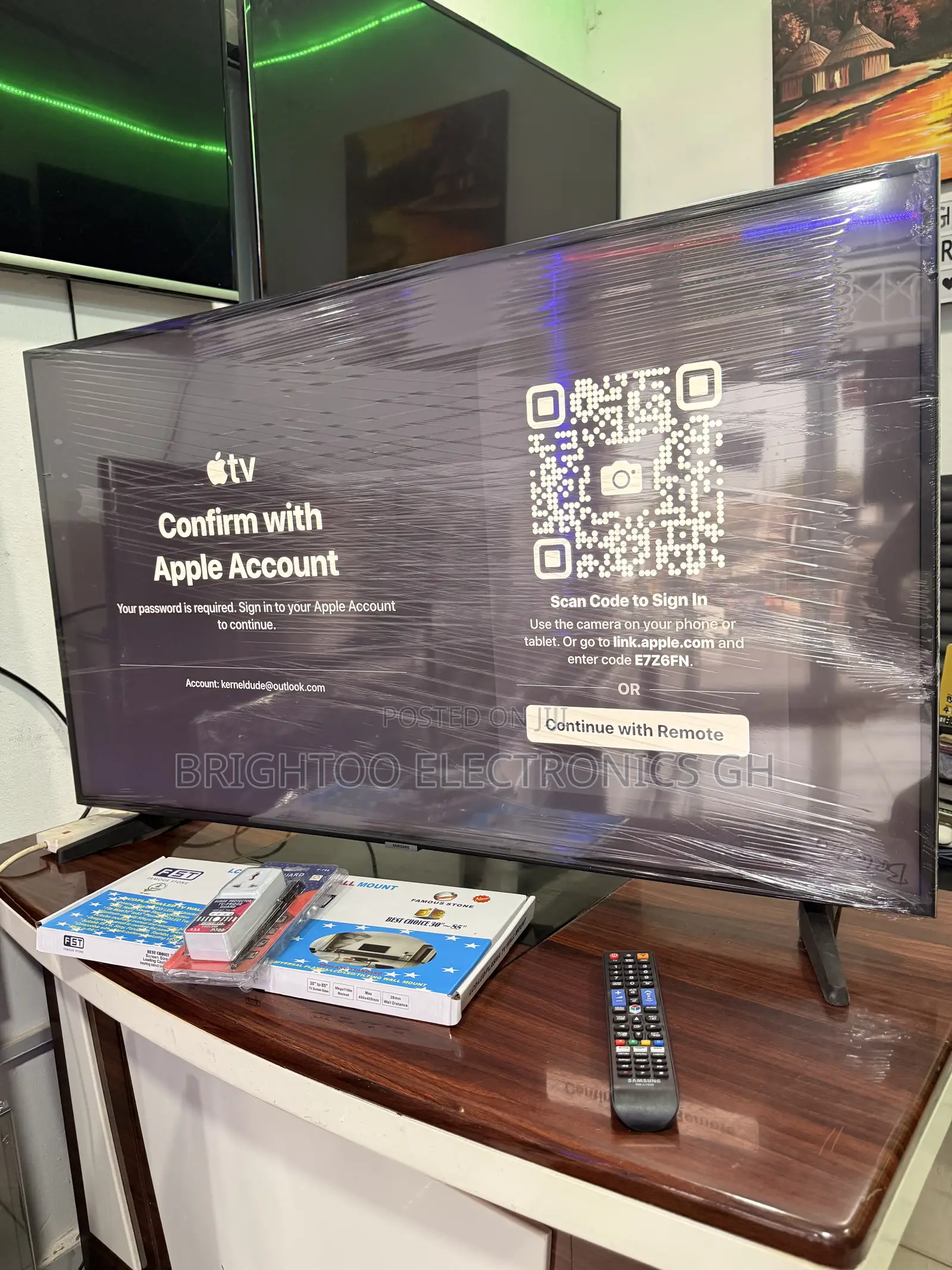 50inches Samsung Full Digital Satellite Uhd HDR Led Smart Tv