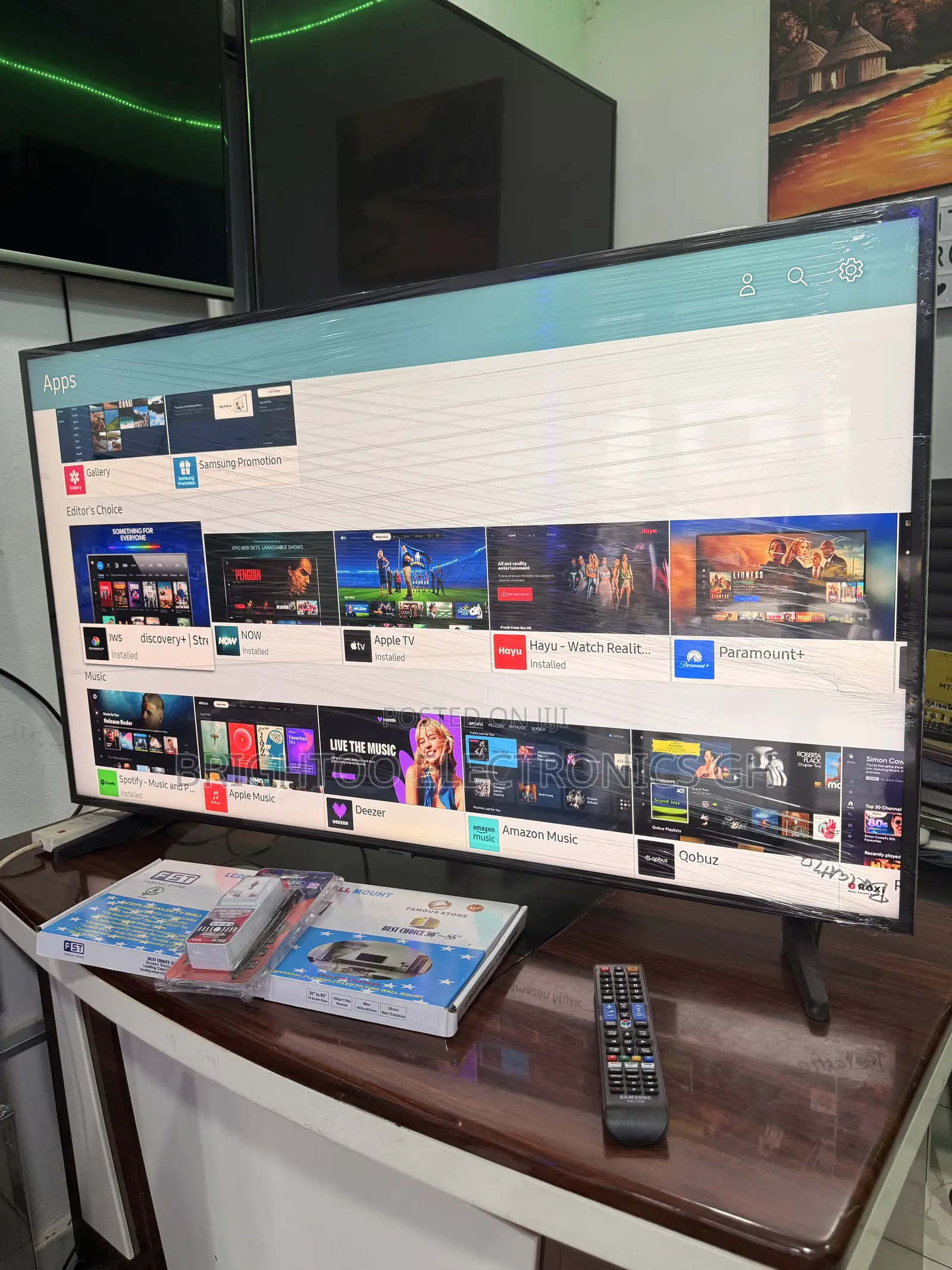 50inches Samsung Full Digital Satellite Uhd HDR Led Smart Tv