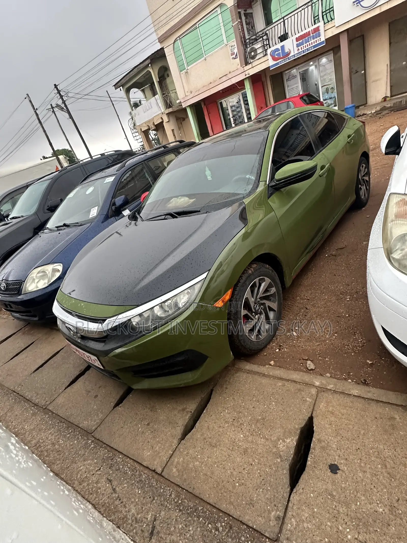 Honda Civic Sport Hatchback 2018 Green
