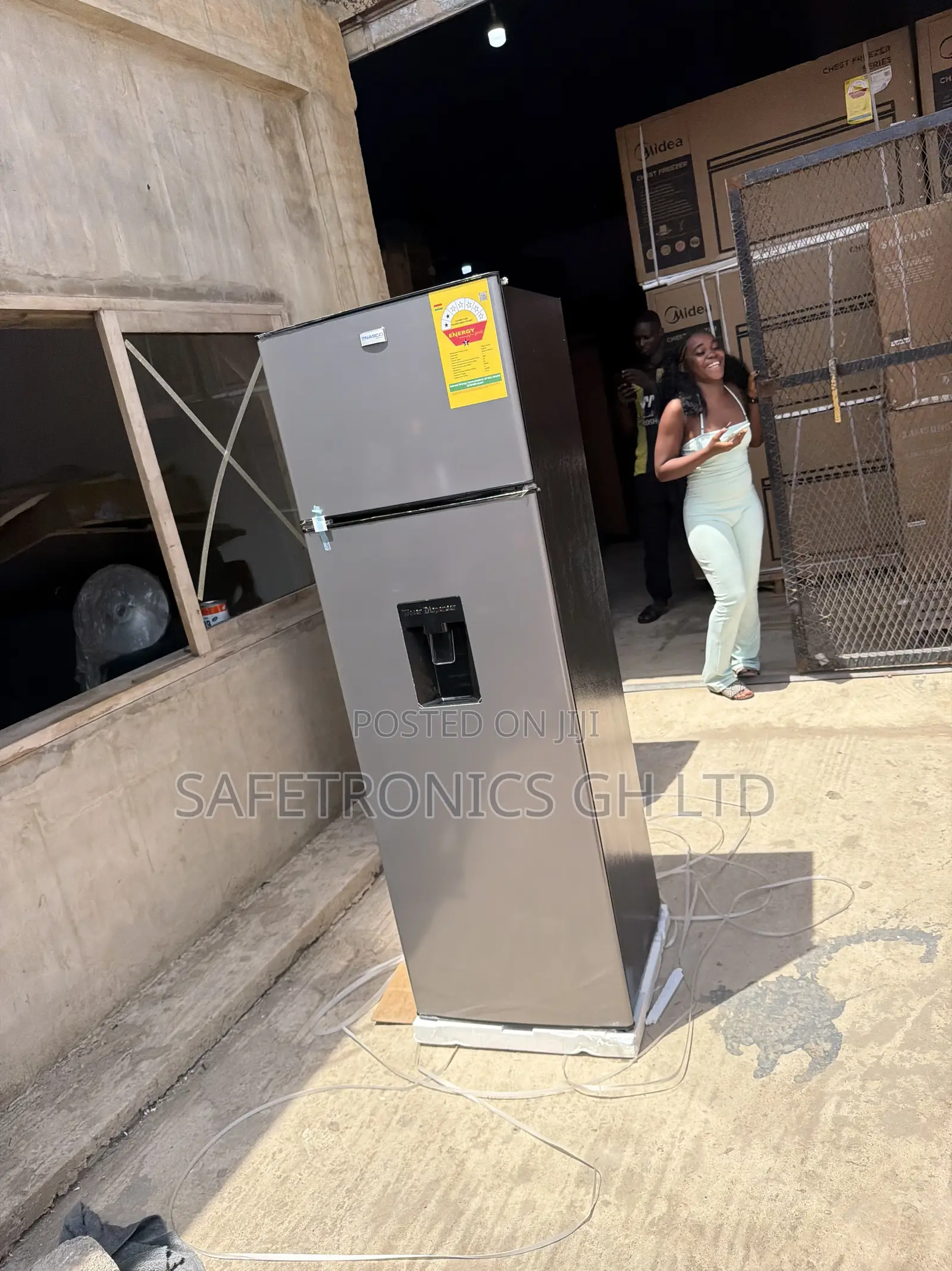 Fabulous Grey Nasco 280ltrs Top Mounted Freezer-[Nasf2-320fld]