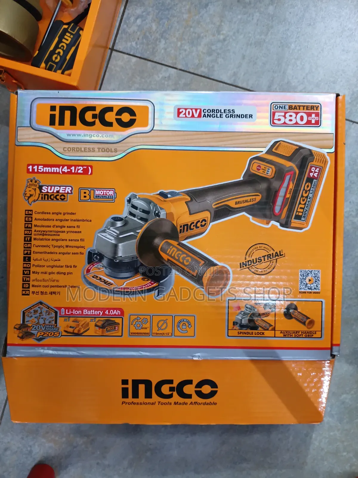 Brushless Battery Powered Grinder
