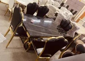 6 Seater Marble Dining Table