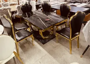 6 Seater Marble Dining Table