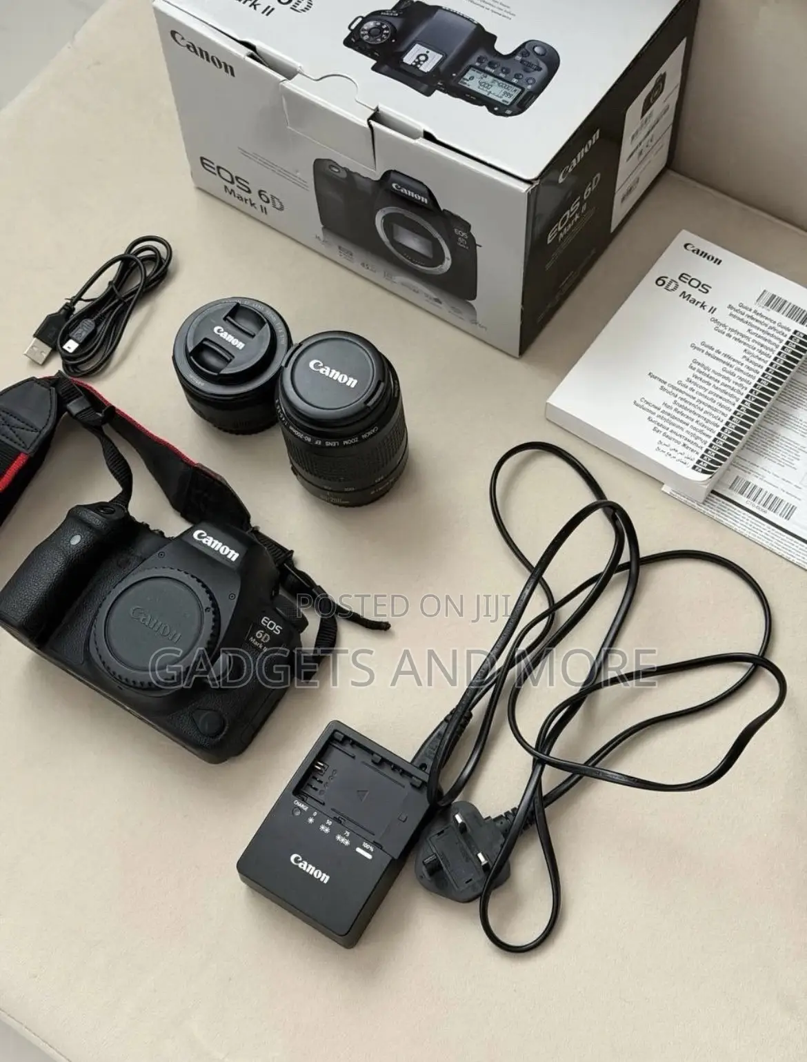 Canon Eos 6d Mark Ii + 2 Lenses