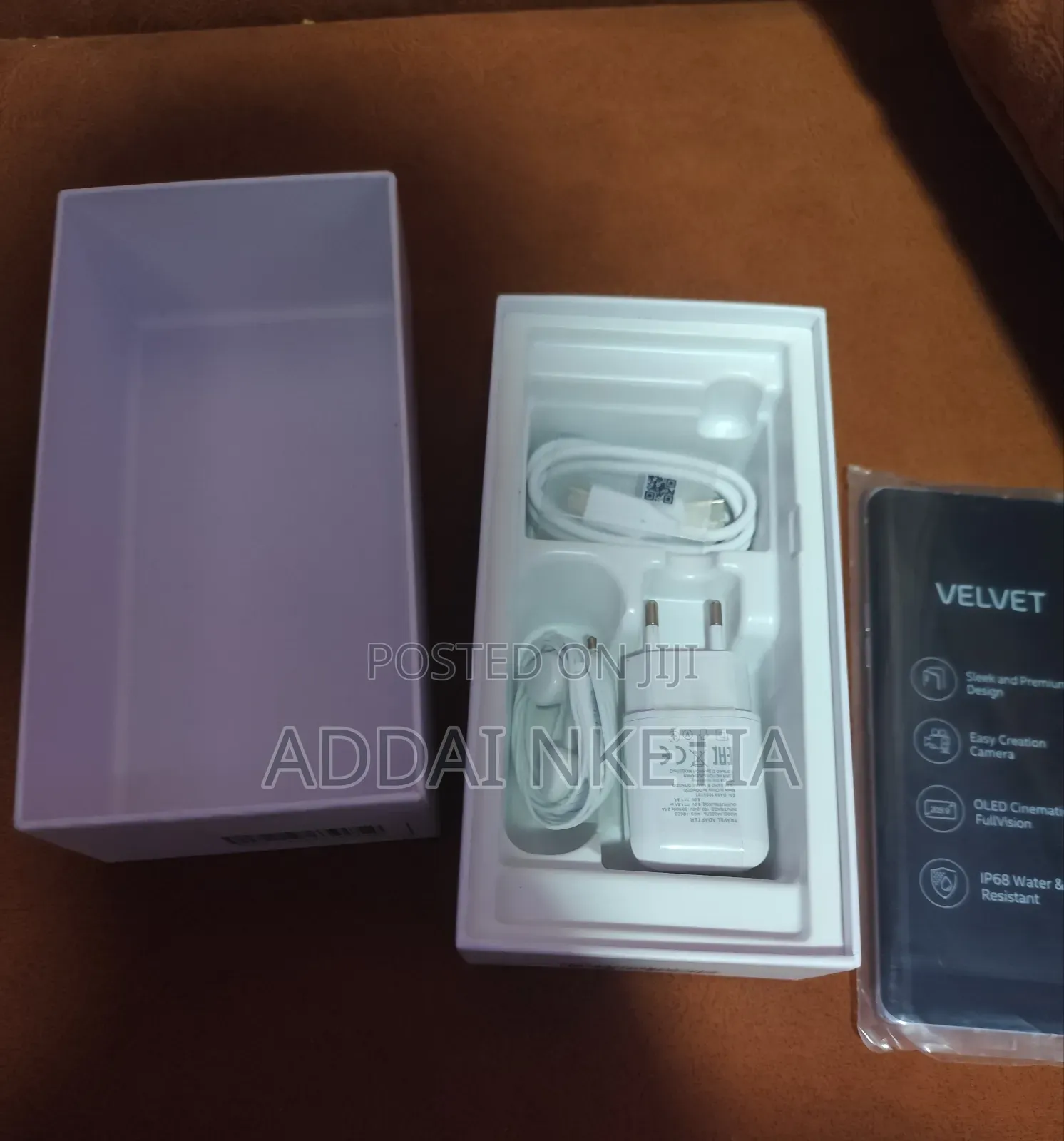 New LG Velvet 5G 128 GB White