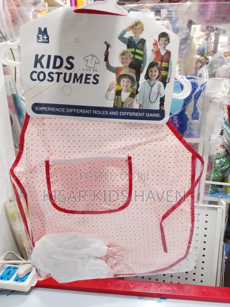 Cute Apron With Cap, Small Napkin 2 to 6years