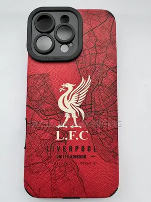 Liverpool Fc Red Leather Phone Case With Camera Guard