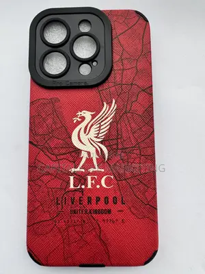 Liverpool Fc Red Leather Phone Case With Camera Guard