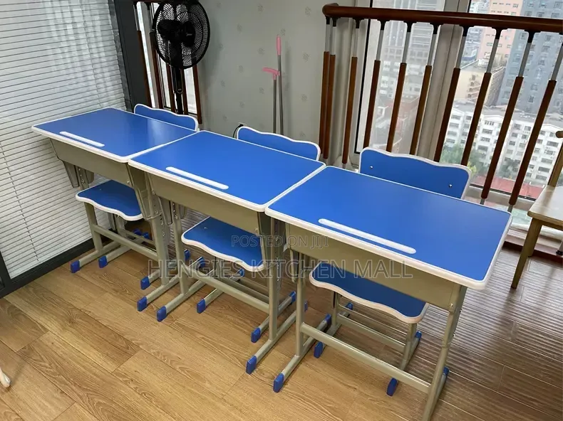 Metallic Study Table and Chair (Kids-Adults)
