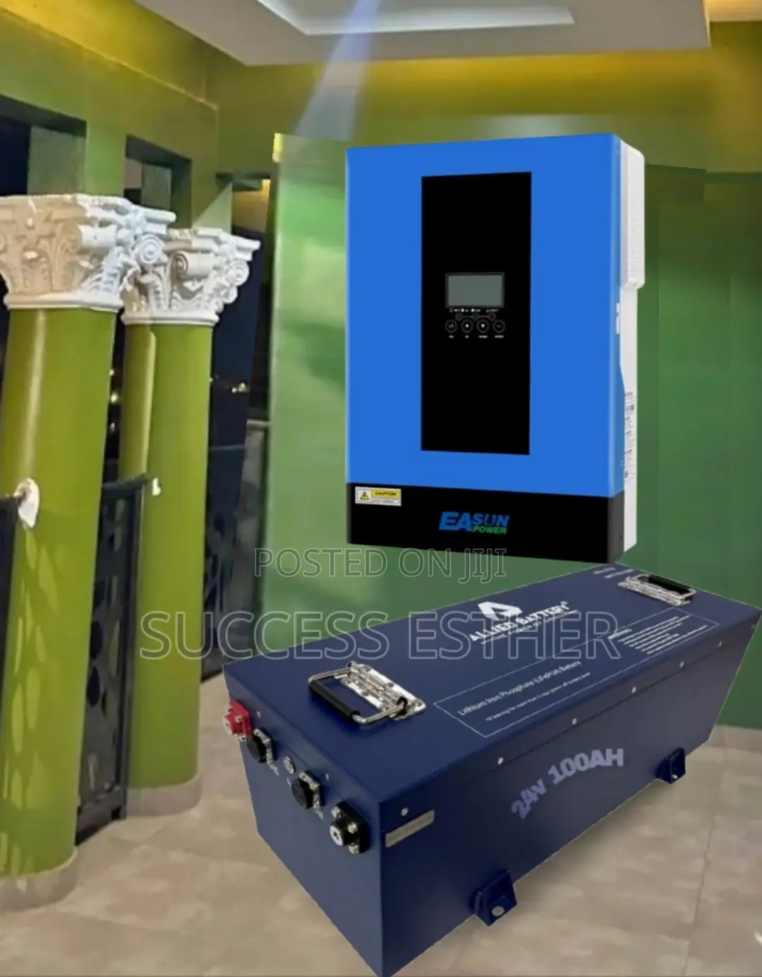 24v 4.2kwatts Hybrid Inverter + 24v 100ah Combo Pomo!