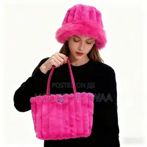 2in1 Faux Ladies Bag and Cap
