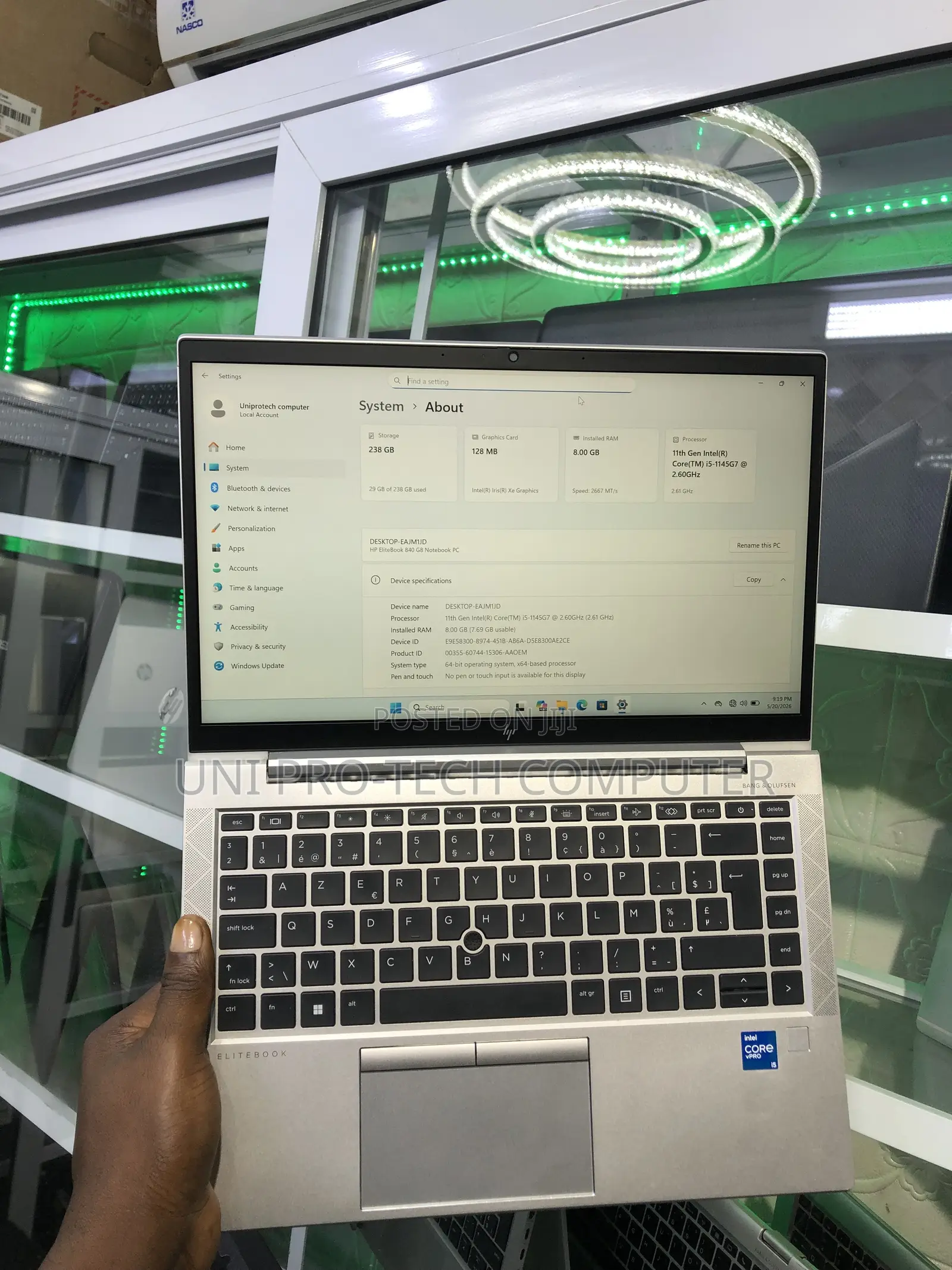 Laptop HP ProBook 640 G8 8GB Intel Core i5 SSD 256GB