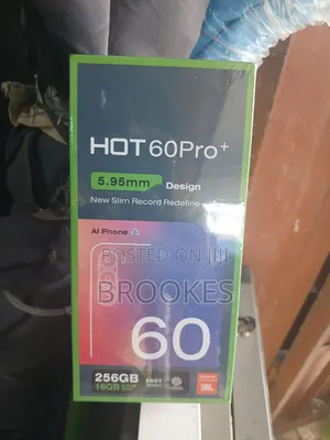 New Infinix Hot 60 Pro+ 256 GB Black