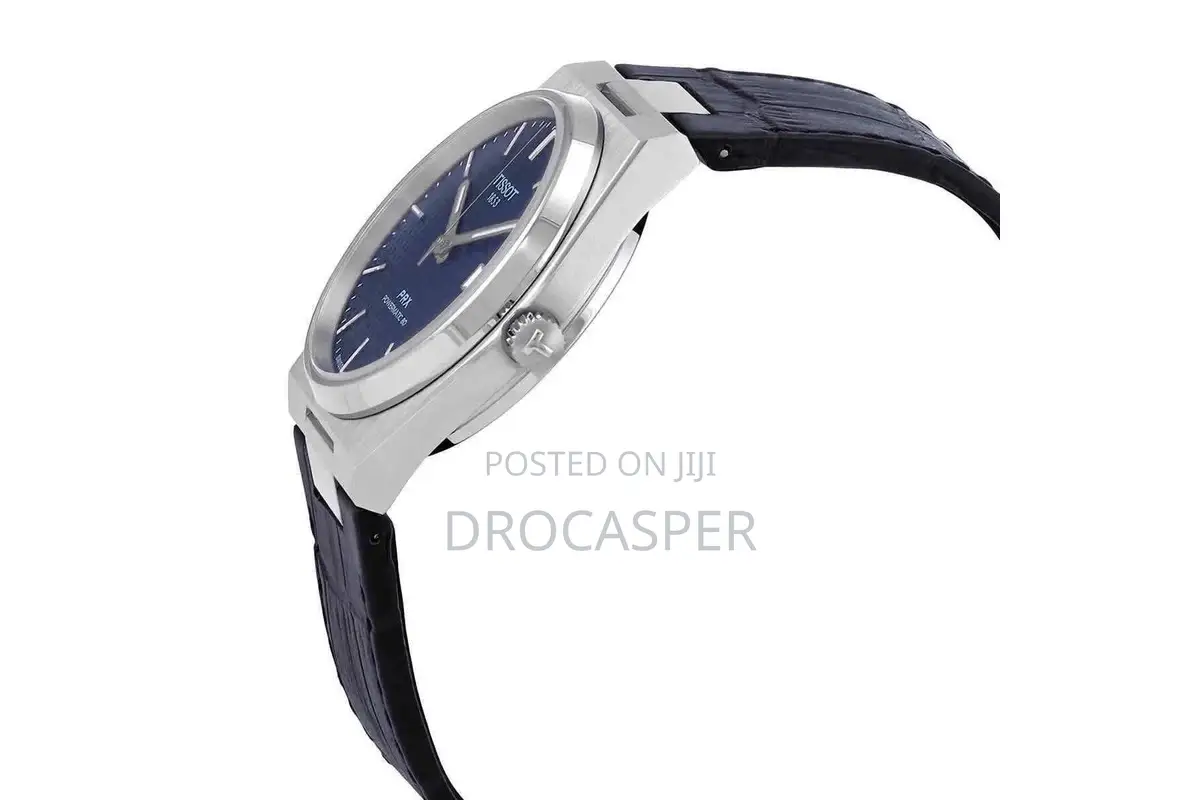Tissot PRX Powermatic 80 Blue Dial Leather Strap Watch T137.407.160410