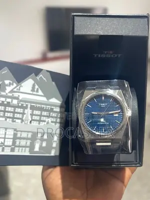 Tissot PRX Powermatic 80 Blue Dial Leather Strap Watch T137.407.160410