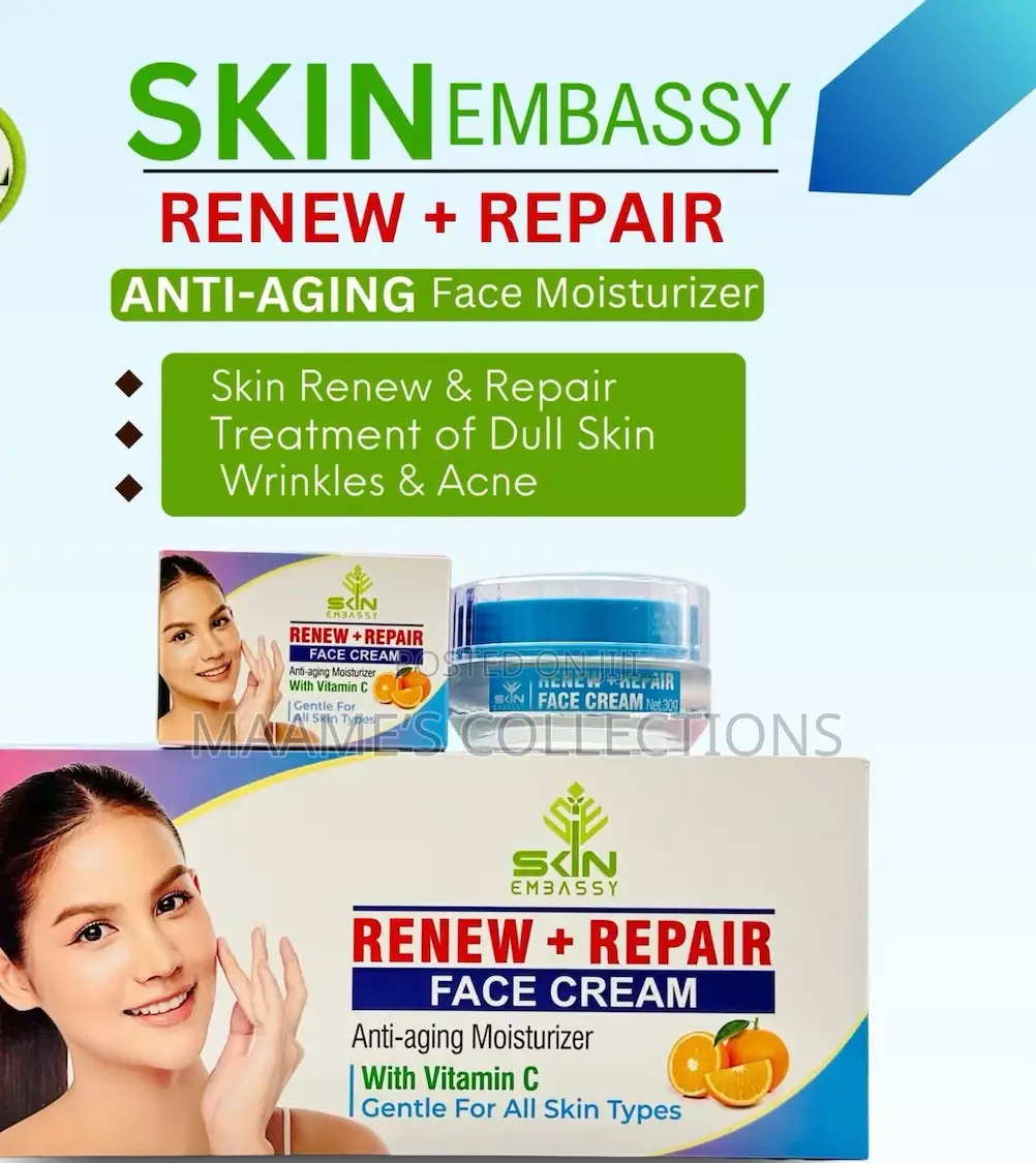 Skin Embassy Renew + Repair Face Cream For Dull Skin.