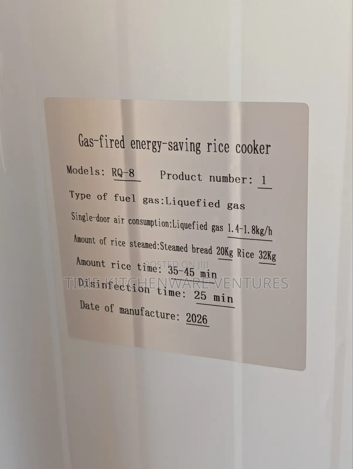 Commercial Rice Steamer
