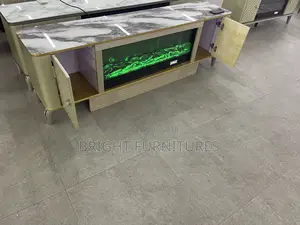 Tv Stand With Bluetooth Speakers and Lights