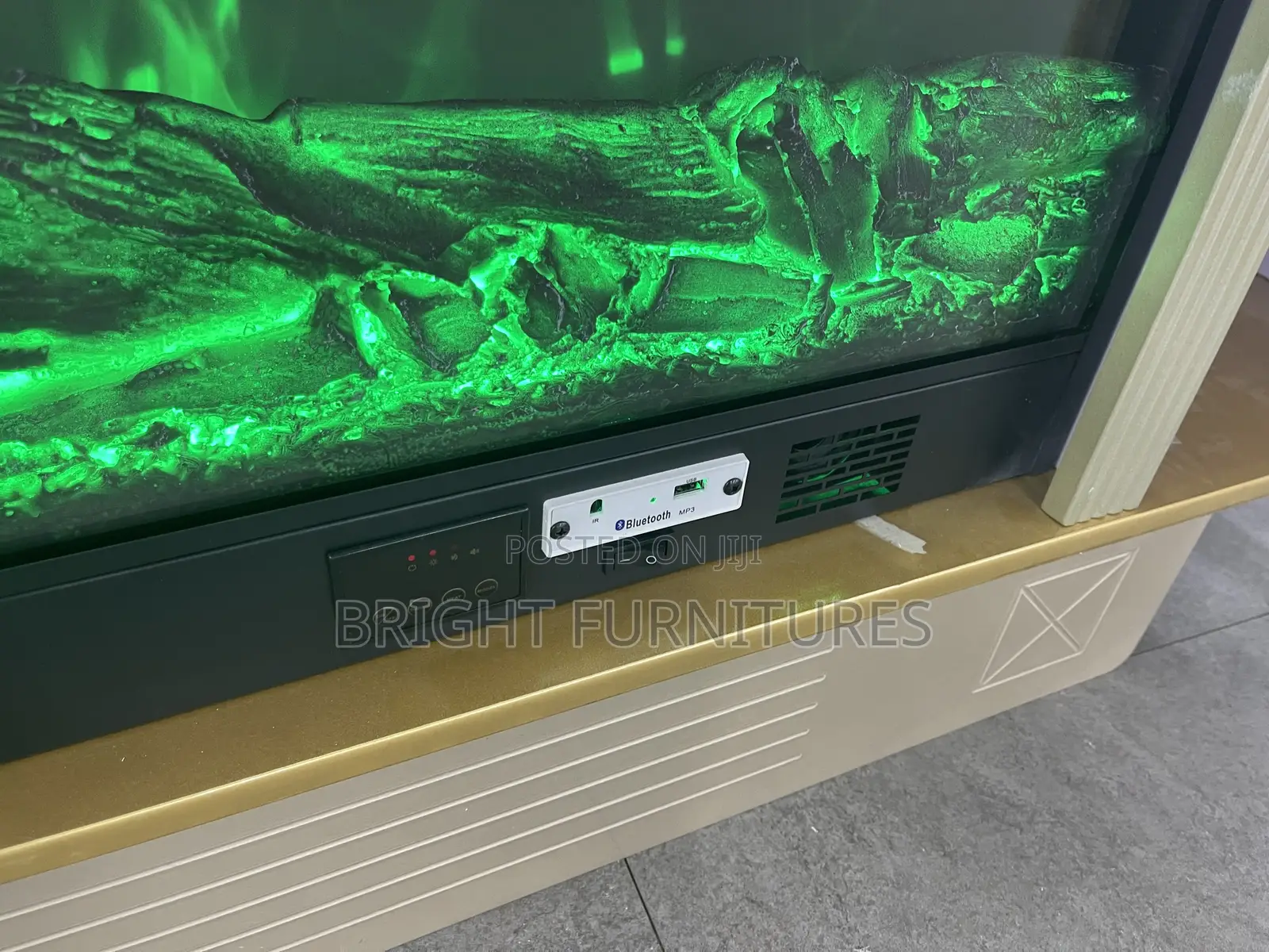 Tv Stand With Bluetooth Speakers and Lights