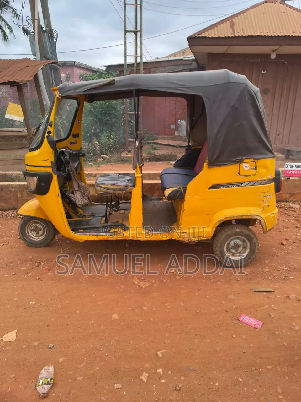 TVS King Deluxe Plus iTouch Start 2021 Yellow