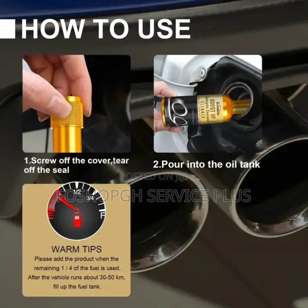 Boost-up Catalytic Converter Cleaner Cleans, Restores Power