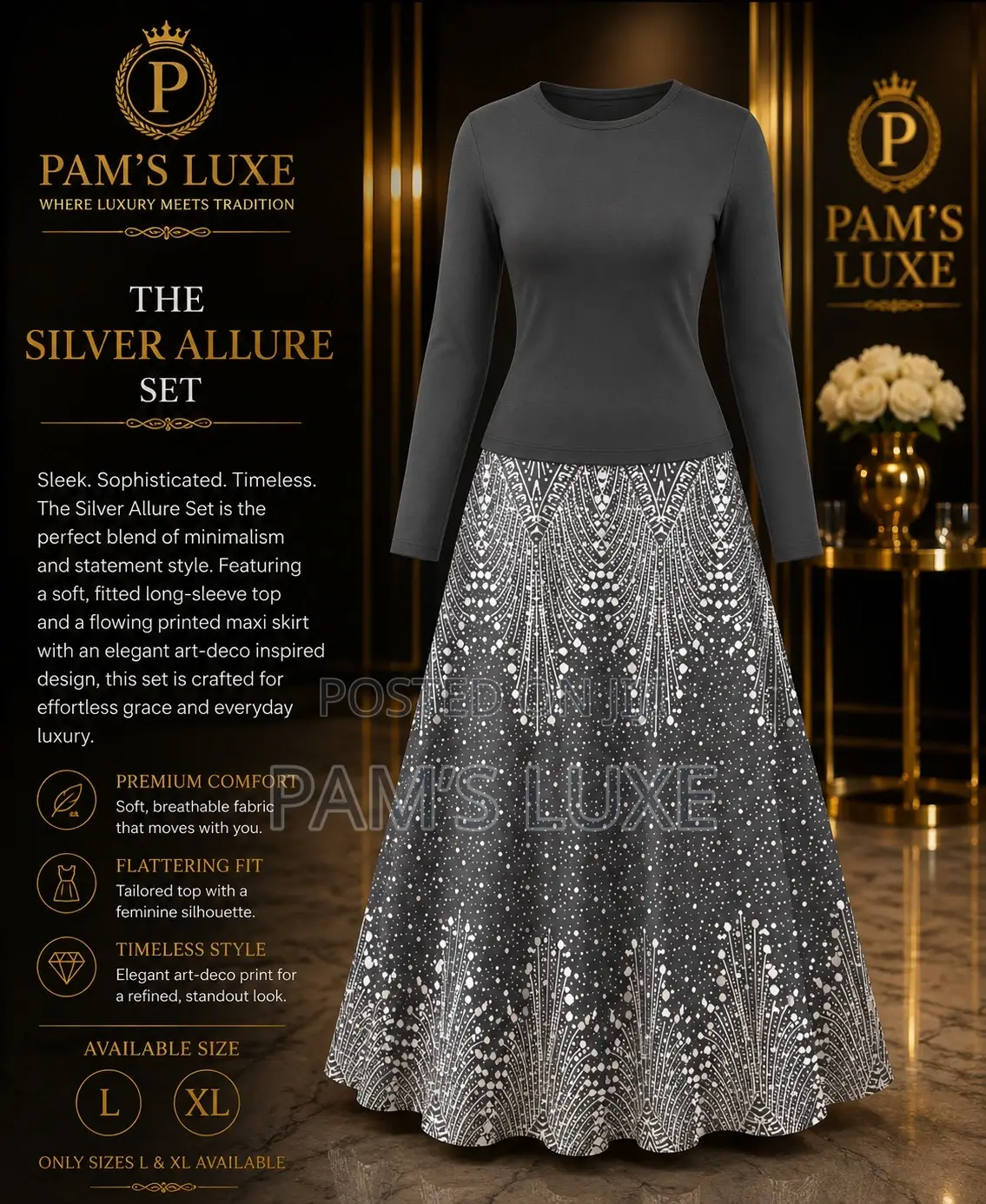 The Silver Allure 2 Piece Set