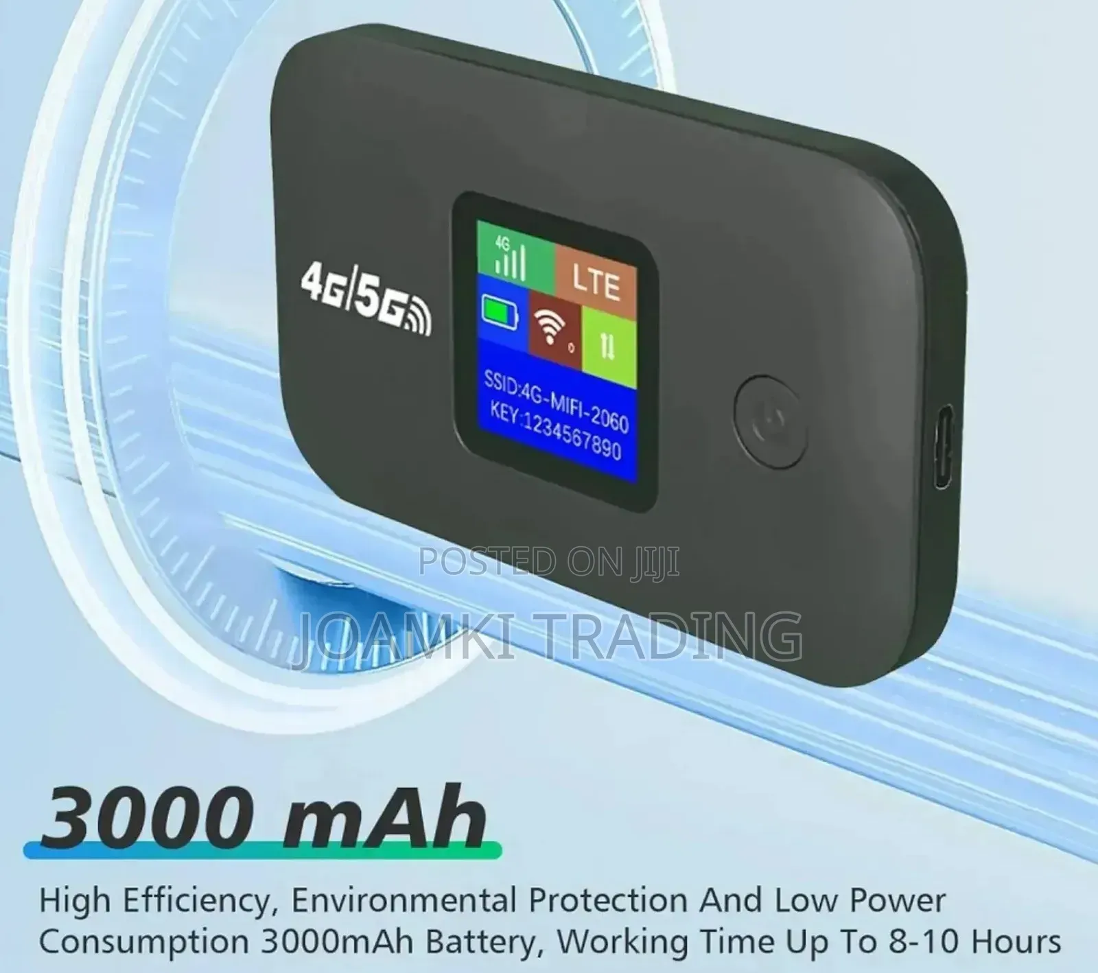 4g Mifi, Pocket Wifi, Router, 3000mah Battery Capacity