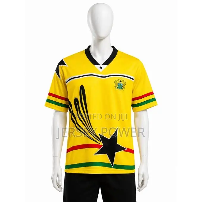 Ghana Jersey Yellow ( Star Concept)
