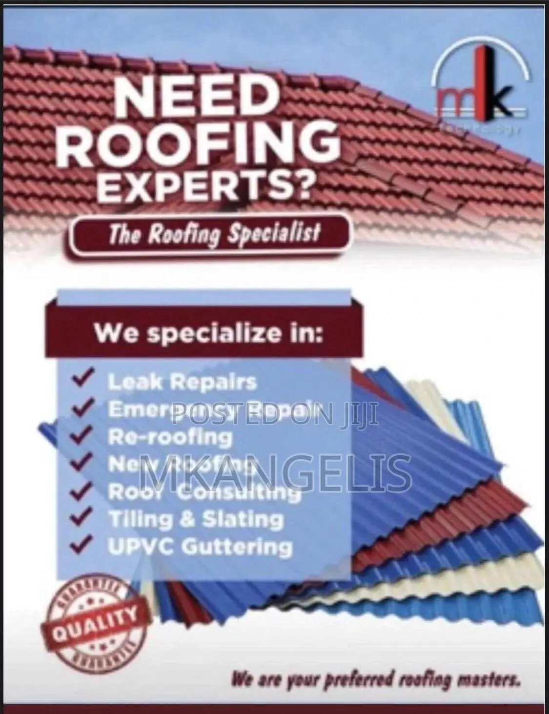 The Roof Leakage Specialist