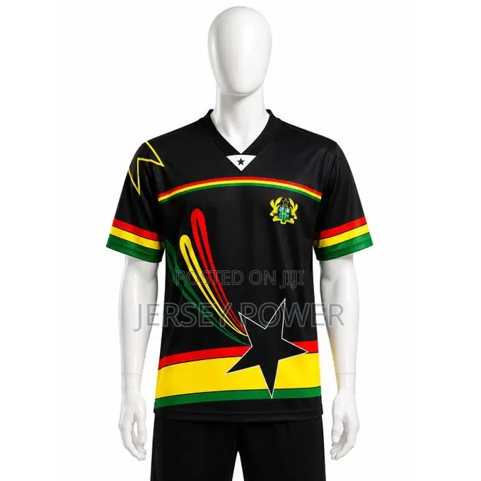 Ghana Jersey Black Fashion ( Star)