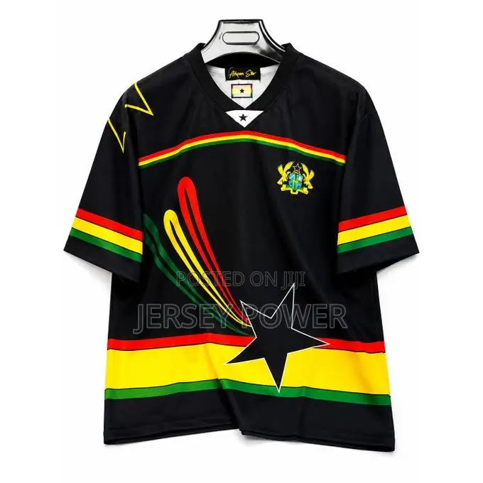 Ghana Jersey Black Fashion ( Star)