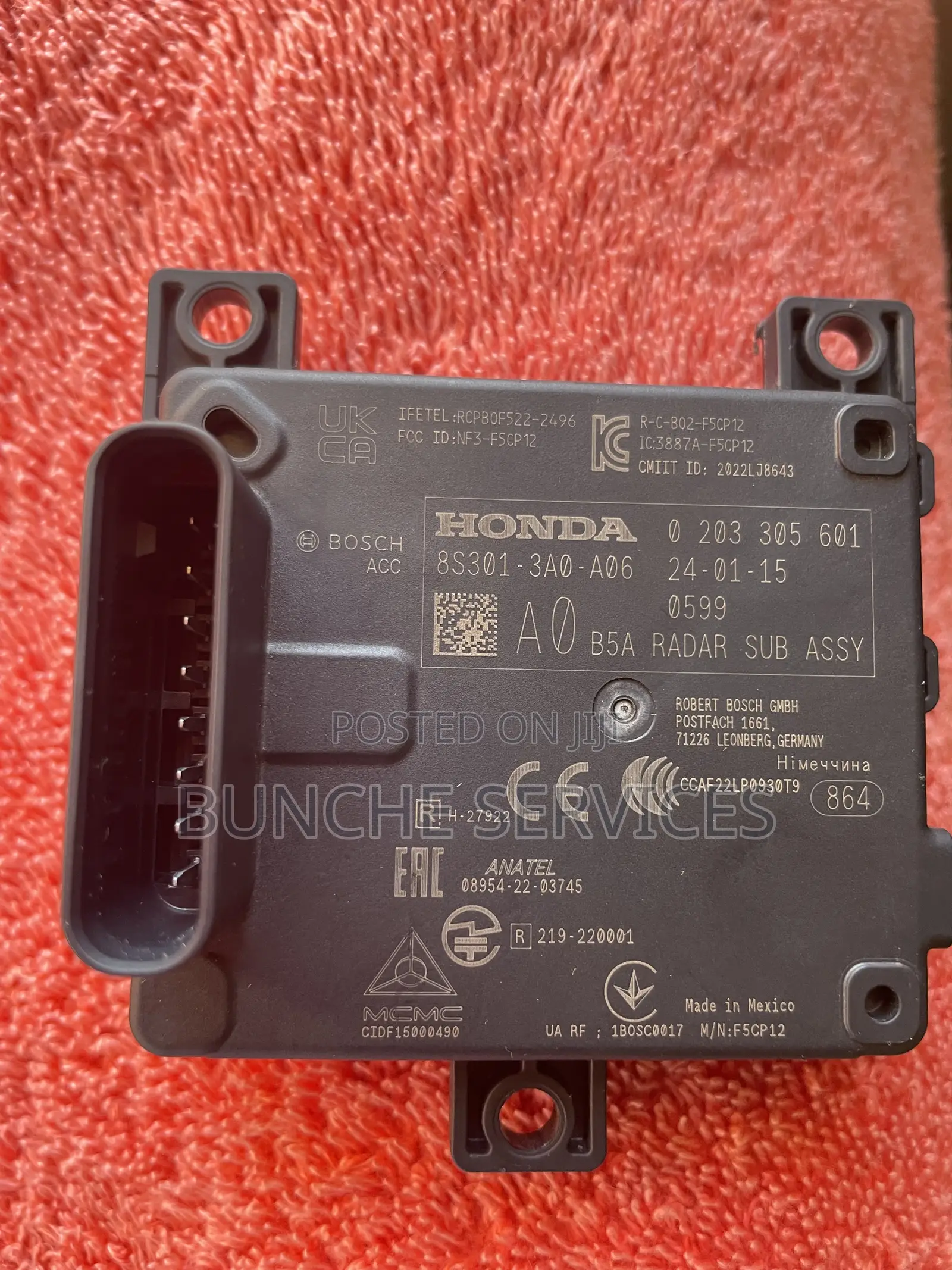 Honda Cr-v Radar Sensor 2023 To 2024