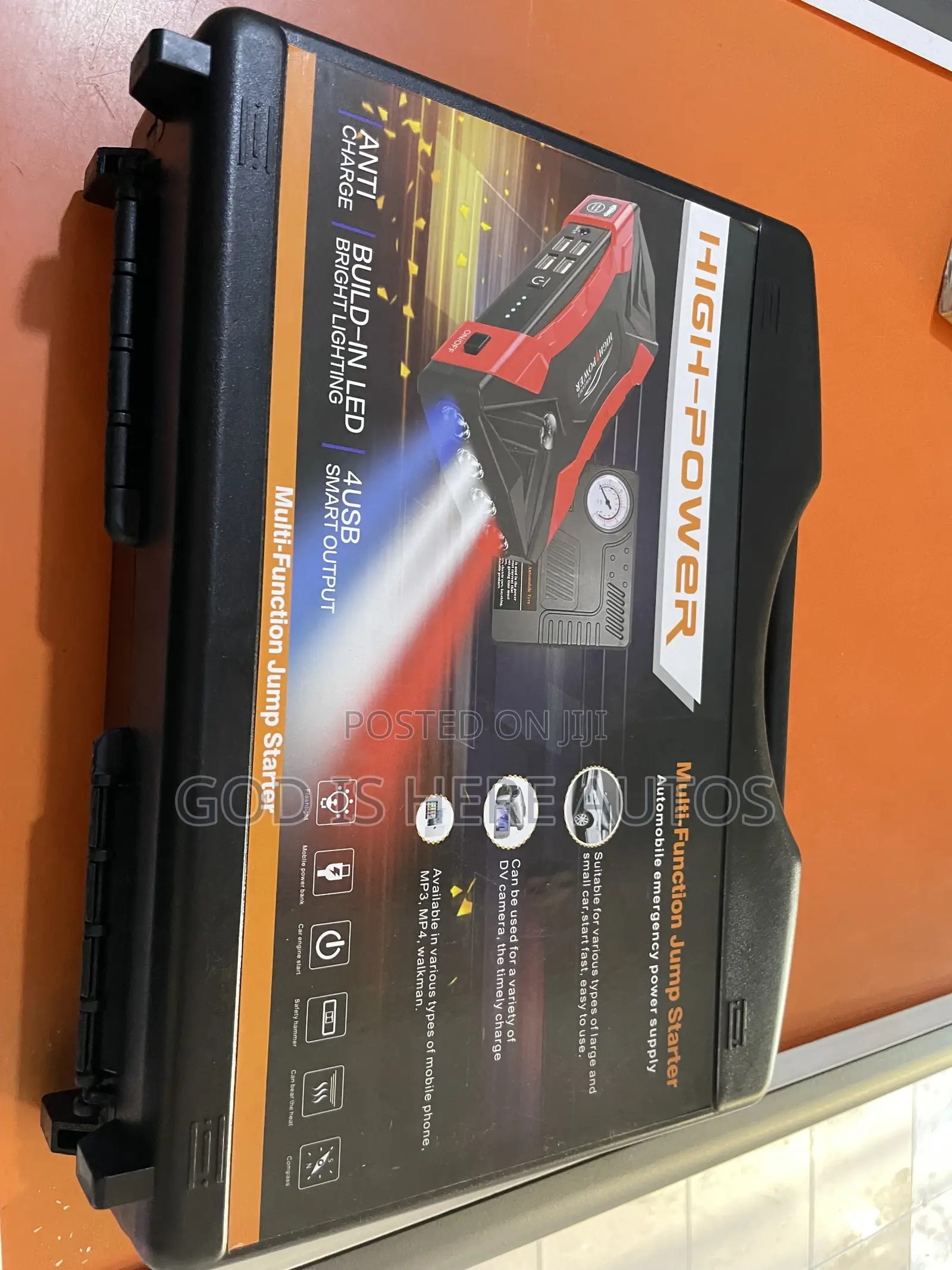 Jump Starter With Tire Pump