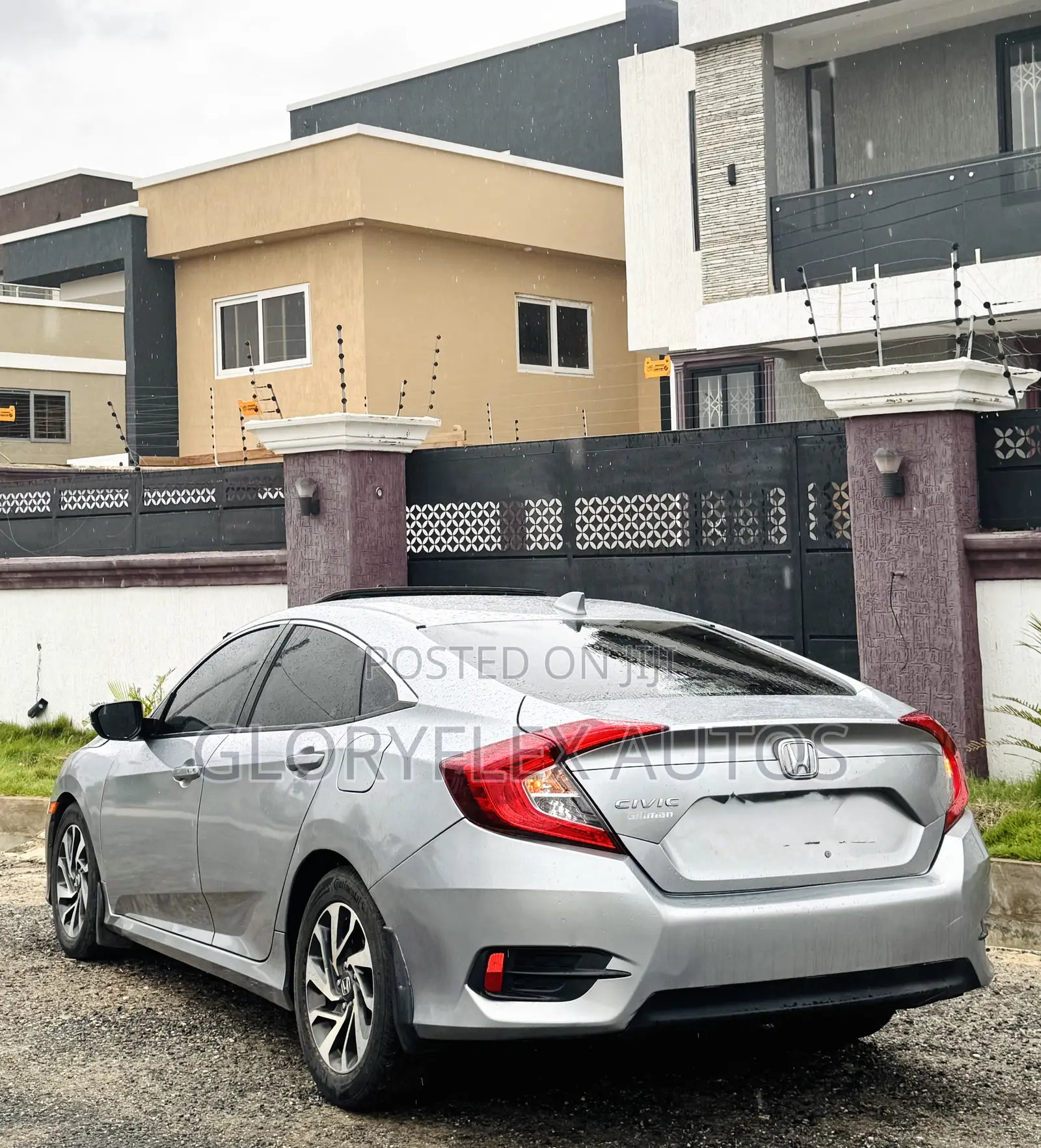 Honda Civic EX Sedan 2018 Silver