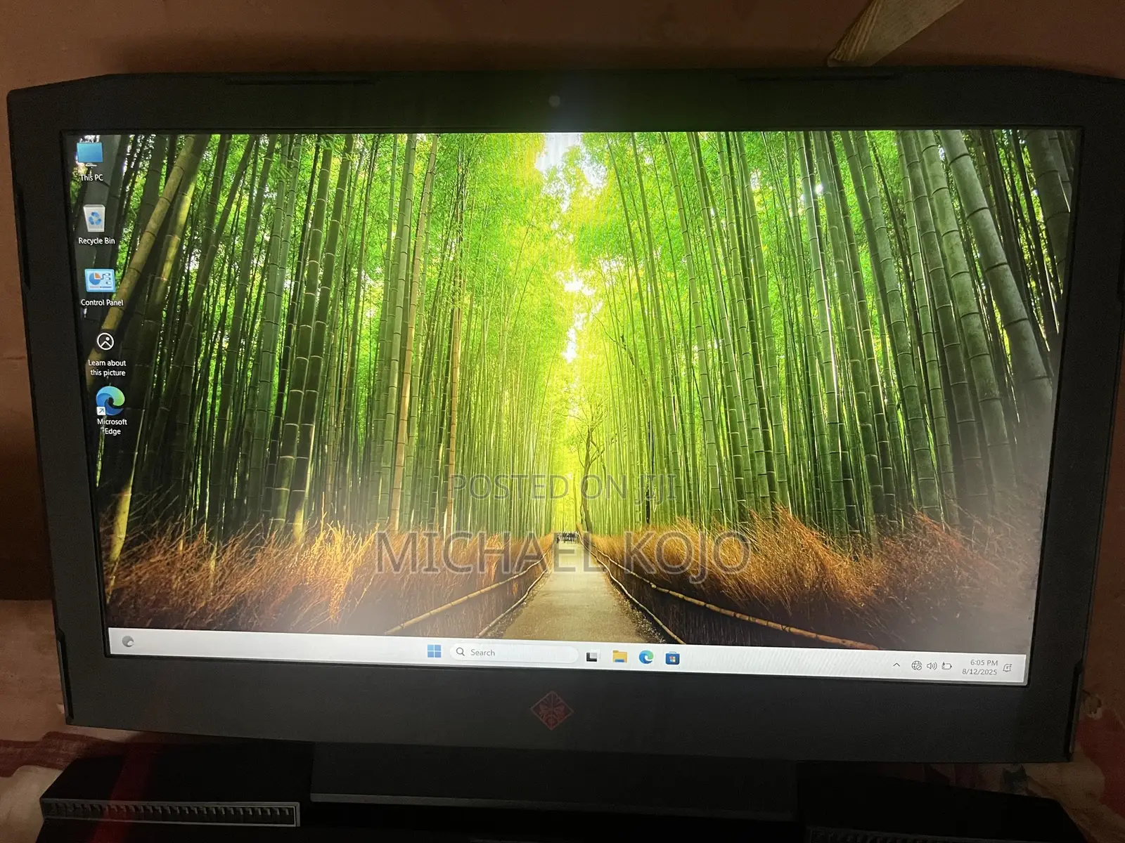 Laptop HP Omen 15 8GB Intel Core i5 SSD 500GB