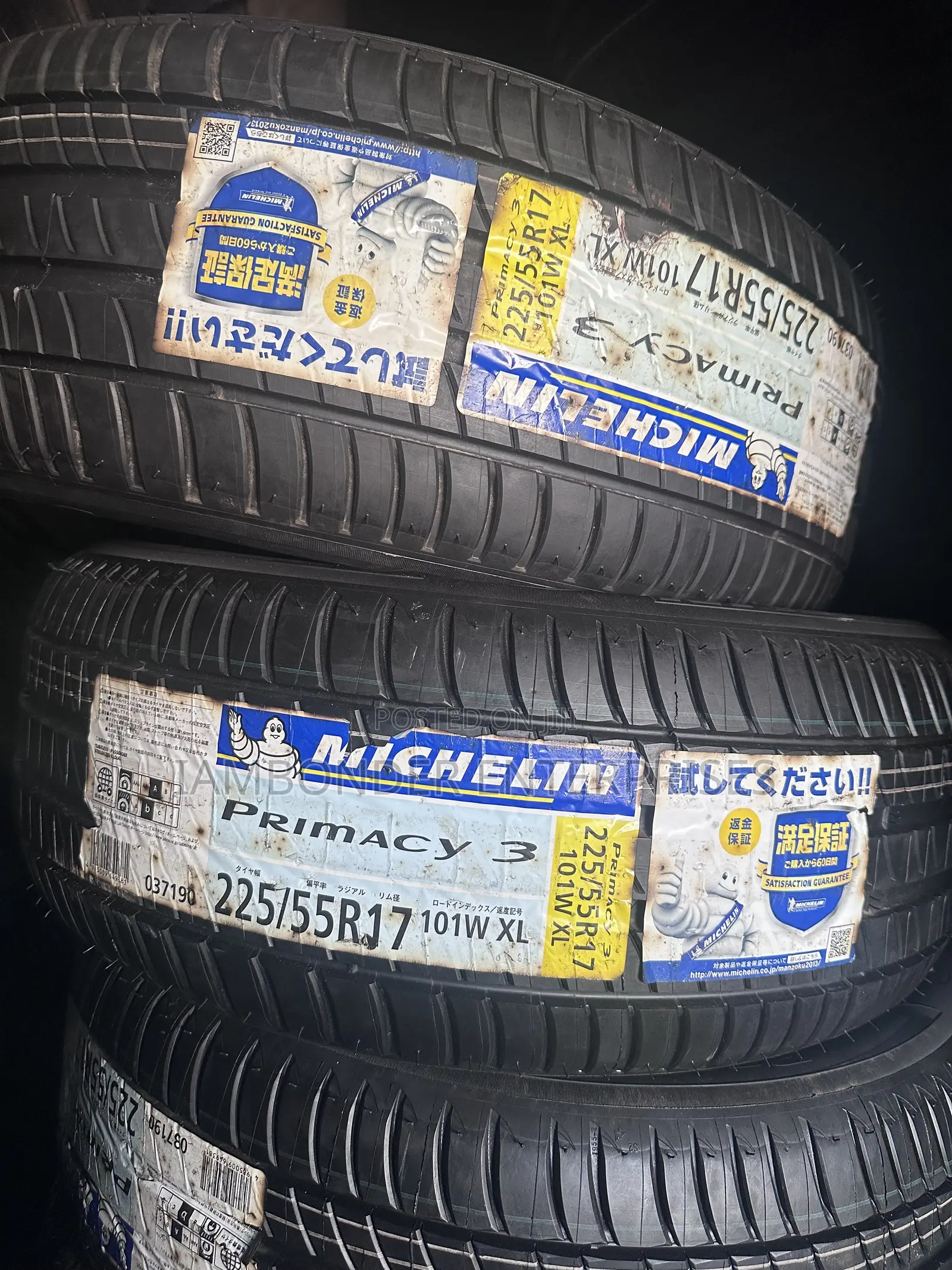 225/55 R17.We Do Delivery Inside and Outside Accra.