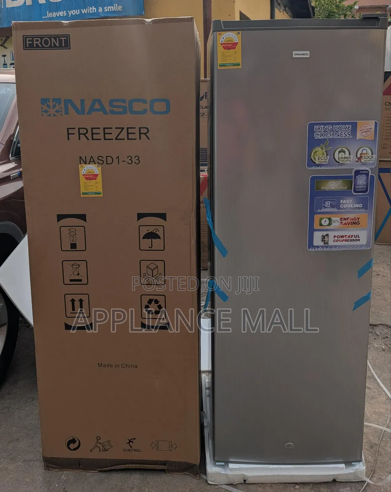 Nasco Upright Freezer 242l