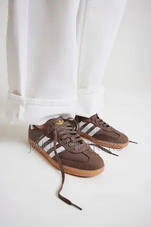 Affordable Sneakers- Adidas Samba Brown/White - Unisex