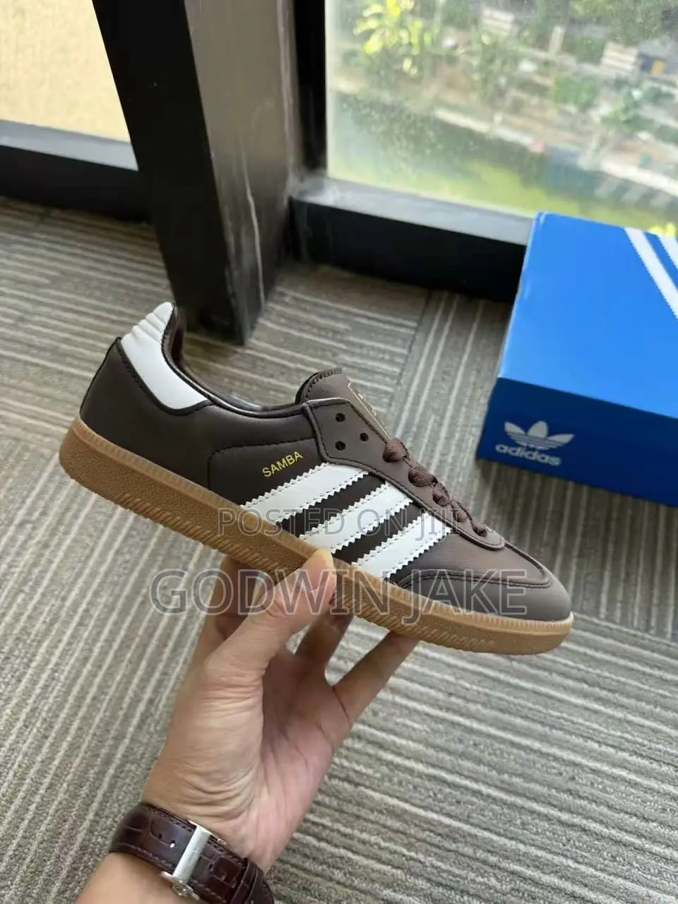 Affordable Sneakers- Adidas Samba Brown/White - Unisex
