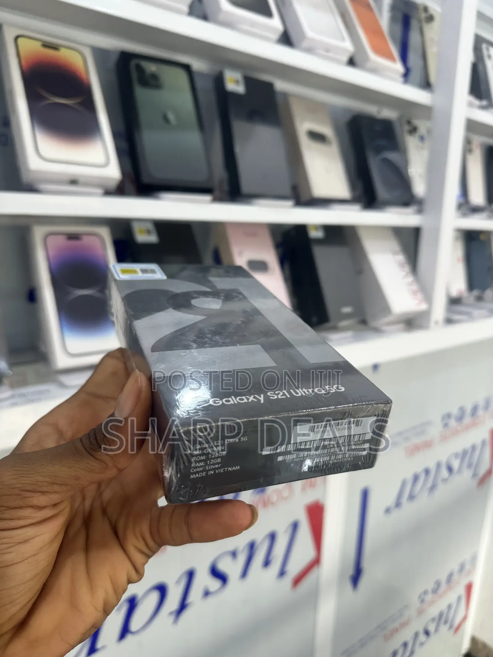 New Samsung Galaxy S21 Ultra 5G 128 GB Silver
