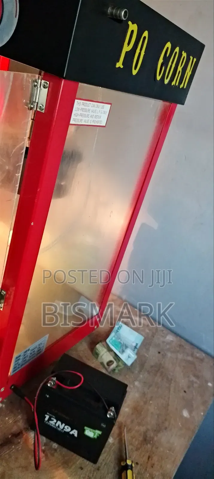 Foreign Gas Popcorn Machine