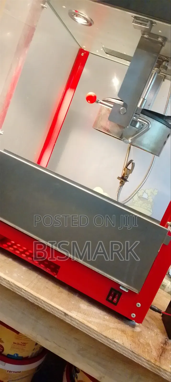 Foreign Gas Popcorn Machine