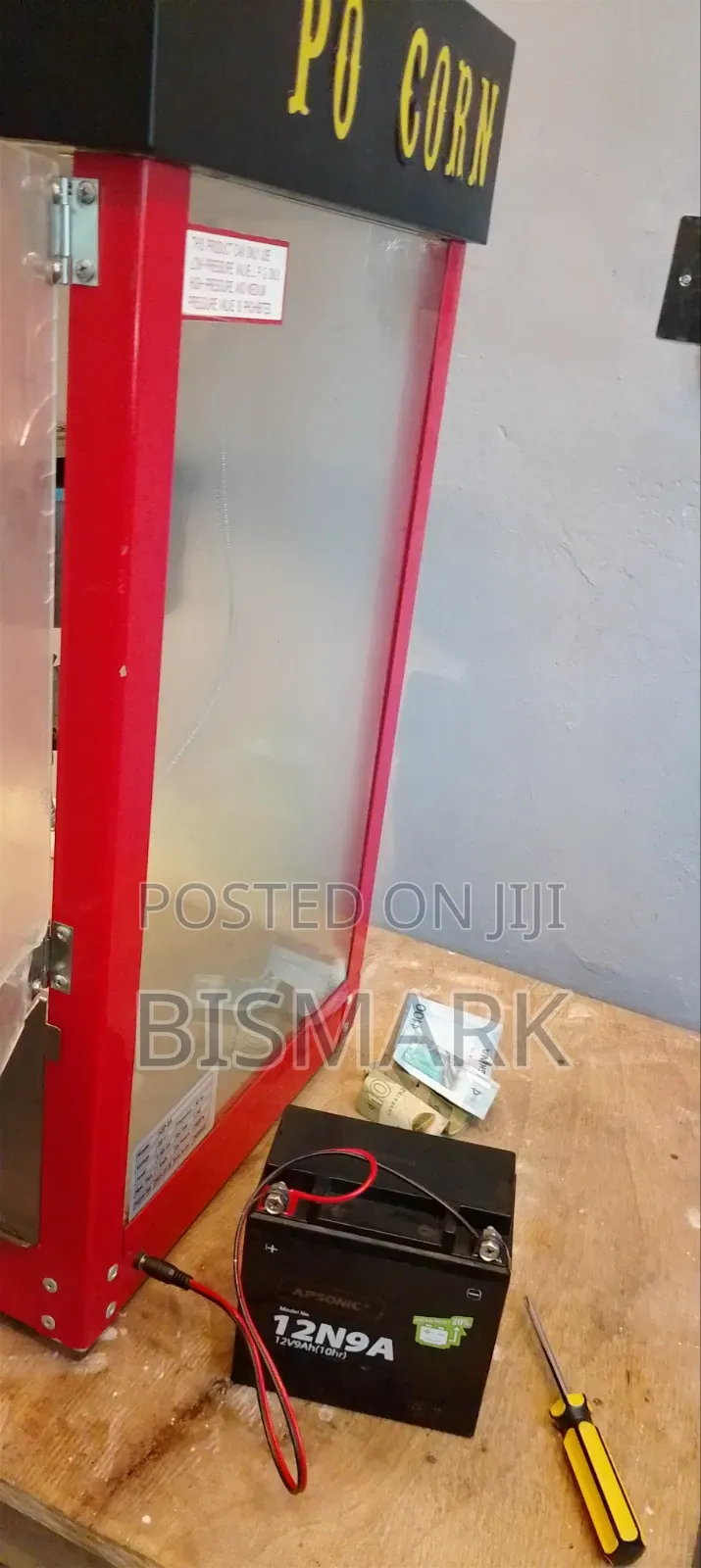 Foreign Gas Popcorn Machine