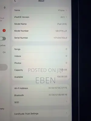 Apple iPad (2025) 128 GB Gray