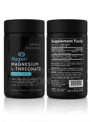 Sports Research Magnesium L-Threonate- 90 Caps