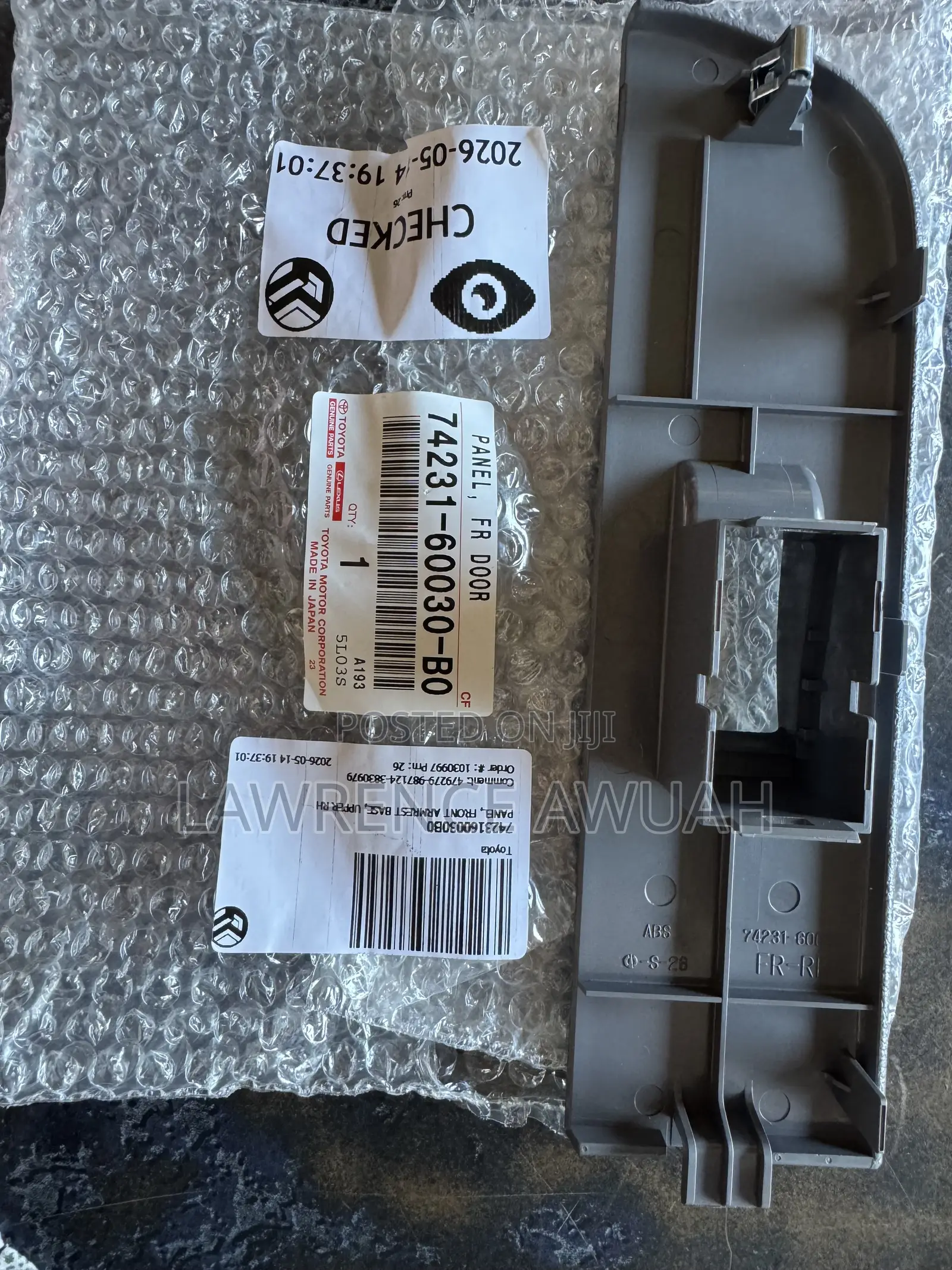 Toyota Landcruiser(Trooper)79 Series Panel,Front Armrest Base,Upper Rh
