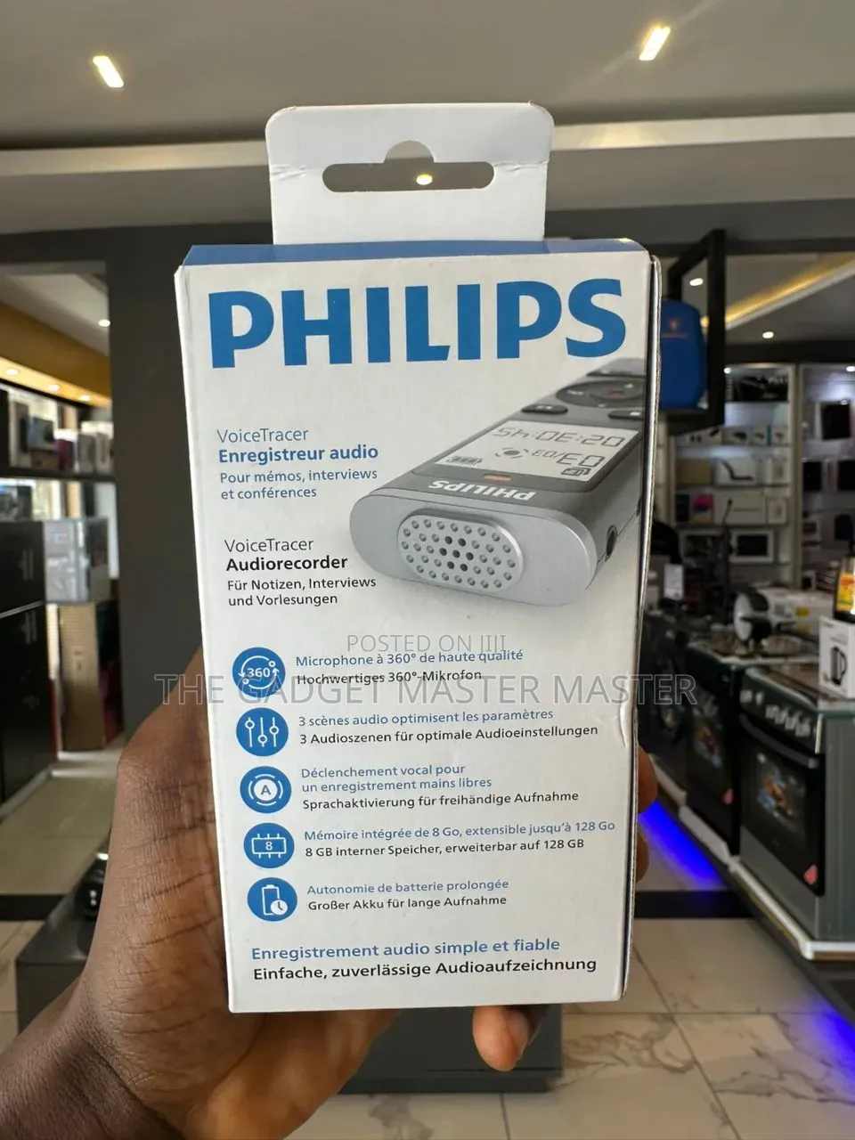 Philips Dvt1170 Voicetracer Audio Recorder