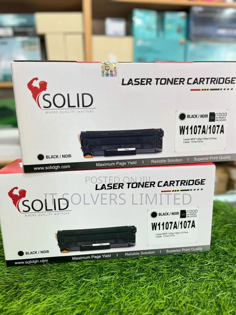 Solid W1107a Toner Compatible With Hp 107a Toner